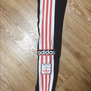 Adidas leggings, pink and black